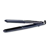 Babyliss ST500E Piastra Lisciante con Rivestimento in Titanium-Ceramic, Funzione Ionica Anti-crespo, Funzione Protect, Funzione Intense, 6 Temperature, Blu