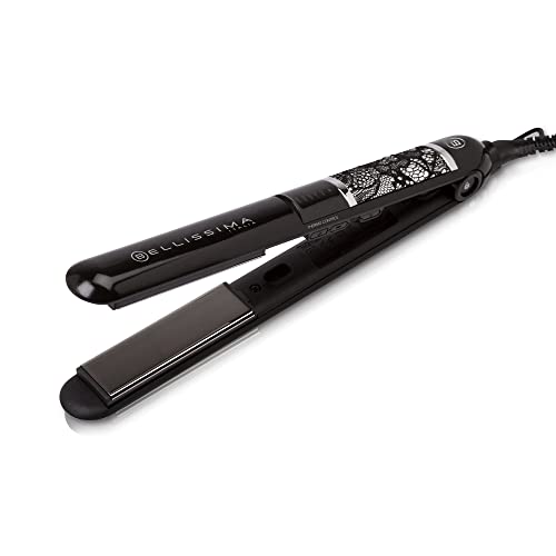 Imetec Bellissima Creativity B1 700 Piastra per Capelli, Thermo Control 150° - 230°, Piastre Arrotondate per uno Styling Liscio o Mosso