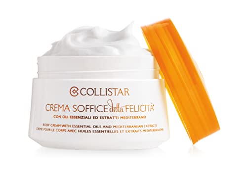 Collistar Benessere Crema Soffice della Felicità, Crema Corpo idratante e nutriente per una pelle morbida e setosa, con oli essenziali ed estratti mediterranei, 200 ml