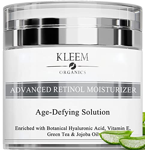 Crema Viso Antirughe per Uomo e Donna con Retinolo, Collagene e Acido Ialuronico Puro per un Effetto Anti Age GARANTITO. Eletta Miglior Crema Idratante Viso, Collo e Decolletè da Cosmopolitan Italia