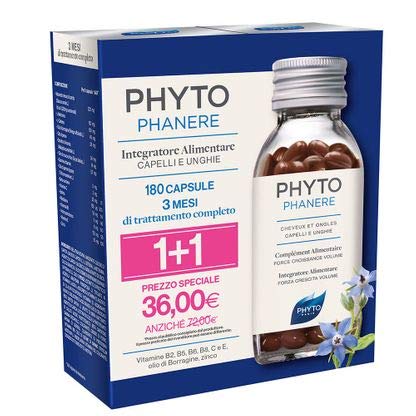 Phyto Phytophanere Integratore Alimentare Capelli e Unghie - 180 Capsule